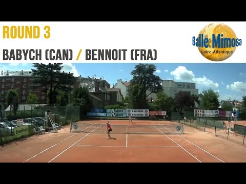 BABYCH (CAN) vs BENNOIT (FRA) 3rd Round - Court 12