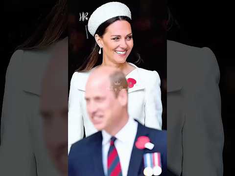 Prince & Princess of Wales at Anzac Day in London, 2022 #shorts