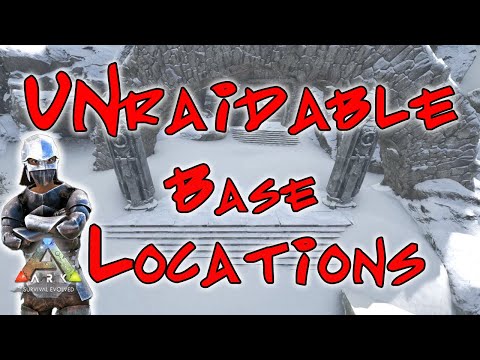 Ark Fijordur Top 4 Most UnRaidable Base Spots!!