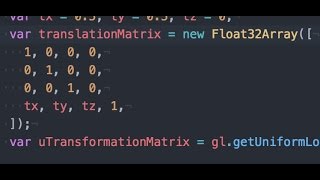 Intro to Matrices in WebGL / 2d translation - ProgrammingTIL #95 WebGL tutorial video 0038