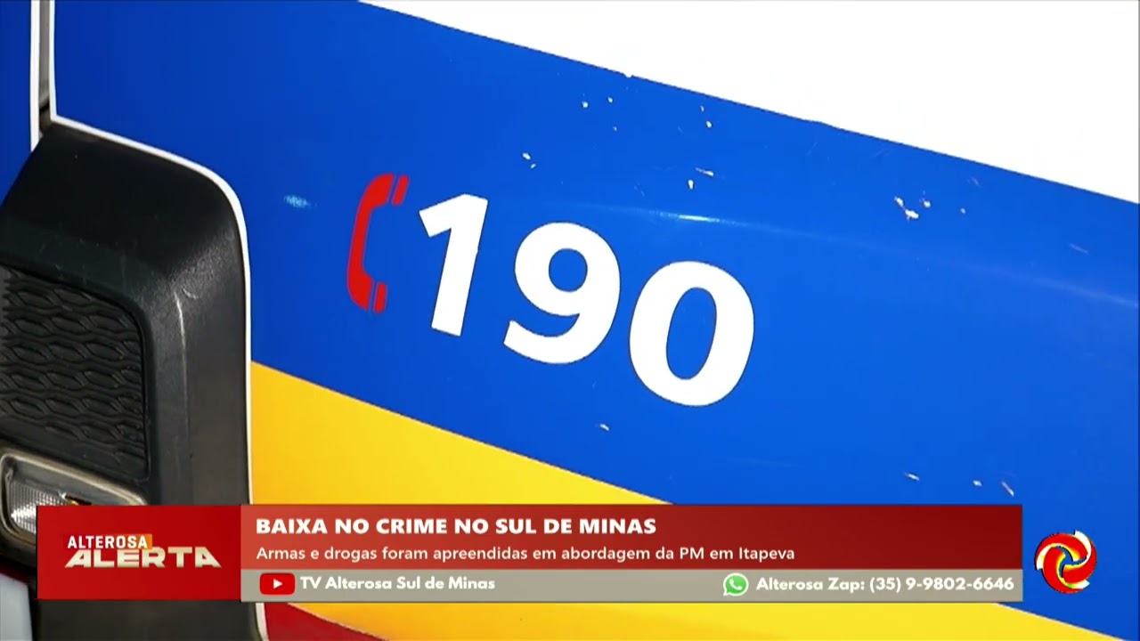 PM apreende drogas e armas em Itapeva
