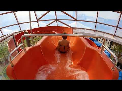 Viper WaterSlide at Nymphaea WaterPark, Oradea, Romania