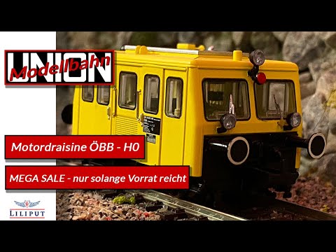 - SONDERANGEBOT - Produktpräsentation: Liliput Motordraisine ÖBB - Spur H0 - 1:87
