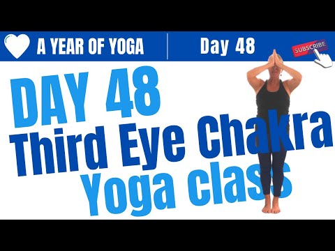 Third Eye Chakra Yoga | Day 48 - Third Eye Chakra Yoga