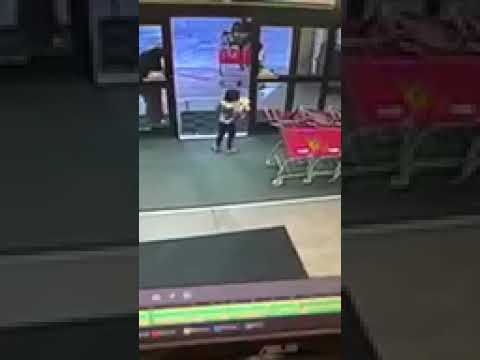 Child caught on camera following woman with stolen meat from Louisiana grocery store