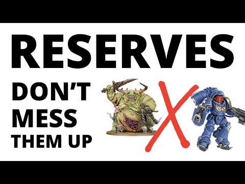 Winning Games with Reserves in Warhammer 40K - Tips, Tricks + Rules of Thumb!