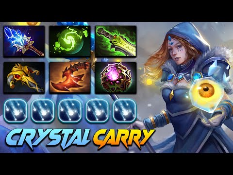 Crystal Maiden Carry Ice Action - Dota 2 Pro Gameplay [Watch & Learn]