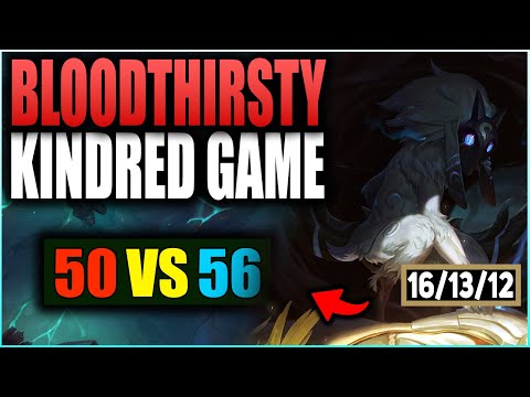The Most Action Packed Season 13 Kindred Game I've Played! 106 Kill Ranked Game! - League of Legends