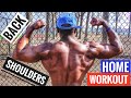 Back and Shoulder Workout for Mass | Workout at Home for Muscle Building