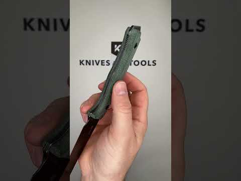 Ruike F186 MG Black 14C28N, Green Micarta, fixed knife