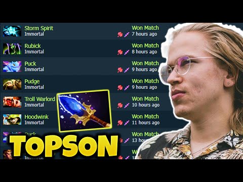 Topson rubick 2x spells steal - Lossing streak ended