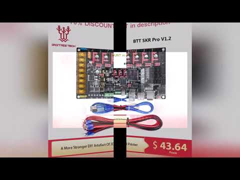 A must-have product! BIGTREETECH SKR PRO V1.2 32Bit Control Board 3D Printer Parts SKR V1.3 RAMPS
