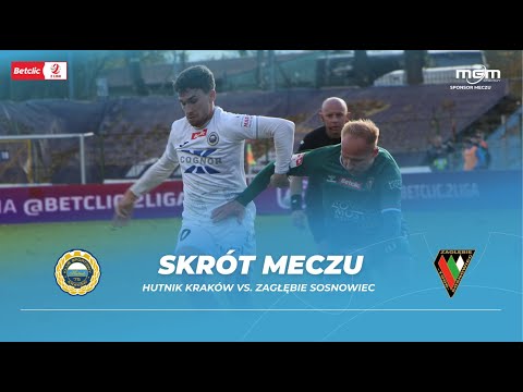 Skrót meczu: Hutnik Kraków - Zagłębie Sosnowiec (Betclic 2. Liga - sezon 2025/26)