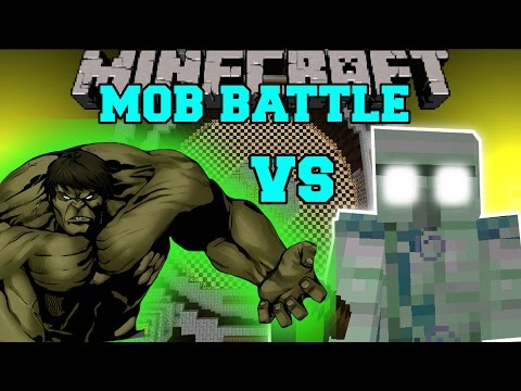 PopularMMOs - THE HULK VS EMERALD HULK - Minecraft Mob Battles - Mod Battle - Minecraft Mods