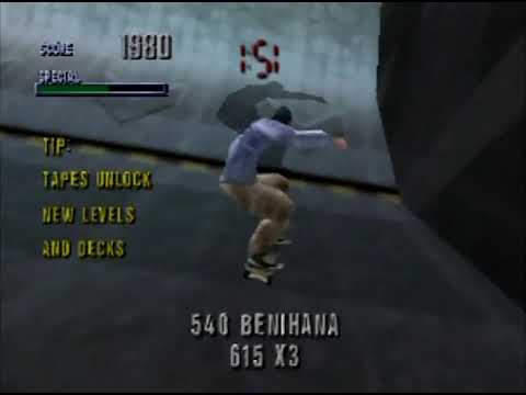 Tony Hawk's Pro Skater - Mall, Hidden Tape