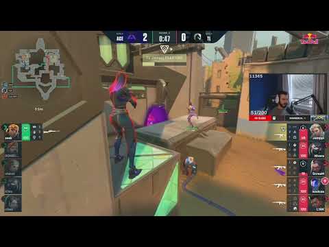 Shroud and Tarik reaction to ACEND vs TEAM LIQUID - MAP 1 BIND - VALORANT Champions Semi Finals