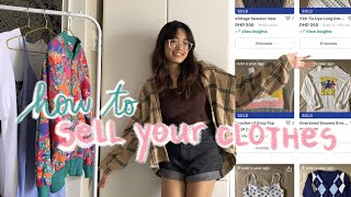 how to sell your preloved clothes online FAST & EASY *make extra 💸 when you