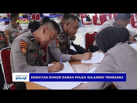 POLDA SULTRA GELAR DONOR DARAH