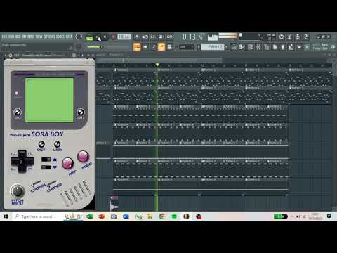 test making 8-bit gameboy music using soraboy vst