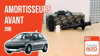 Youtube thumbnail of video "Changer les Amortisseurs avant Peugeot 206 ➿"