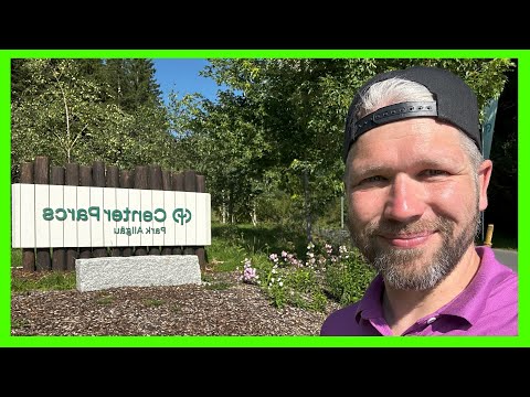 Center Parcs Allgäu 2023 in the 8-person Exclusive Holiday Home with the new excavator driving & ...