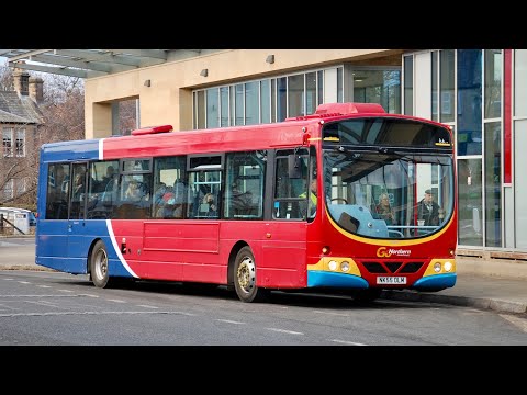 Heritage run: Preserved Ex Go North East 5232 (NK55OLM) Scania L94UB/Wright Solar