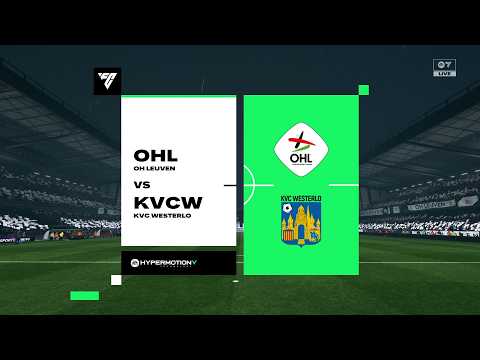 OH LEUVEN vs WKVC WESTERLO | Belgium: Jupiler Pro League | FC 26 | gameplay