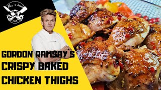 How to make Gordon Ramsay`s Crispy Baked Chicken Thighs 🍗