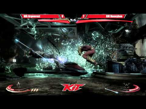 Injustice @ KIT15 - WA Argonrost (Flash/Nightwing) vs RM Honeybee (Flash) [720p/60fps]
