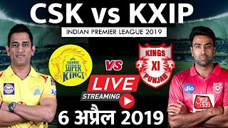 LIVE - IPL 2019 Live Score | CSK vs KXIP | Live Cricket Match 2019 | Highlights Today