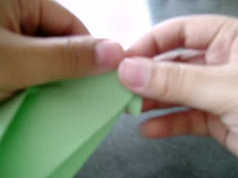 how to make an origami dove