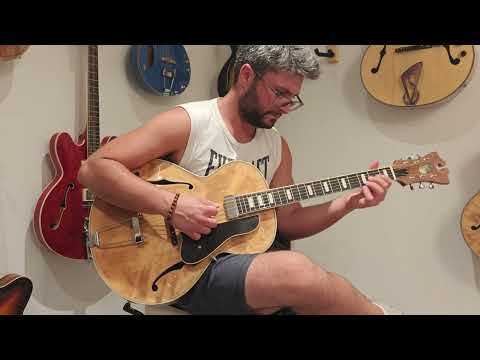 Sabolovic 16″ Archtop – Handcrafted Mahogany – Limited Edition image 12
