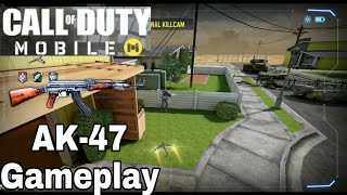Call Of Duty Mobile AK47 Gameplay.