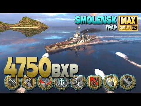 Cruiser Smolensk: INSANE 4700 BXP game - World of Warships