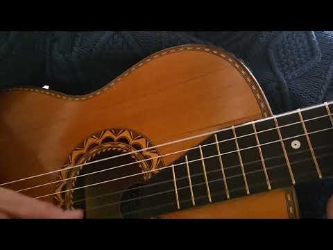 ✴️ Video Included – Vintage 1940s Perlgold German Parlor Guitar – Great Condition and Sound image 12