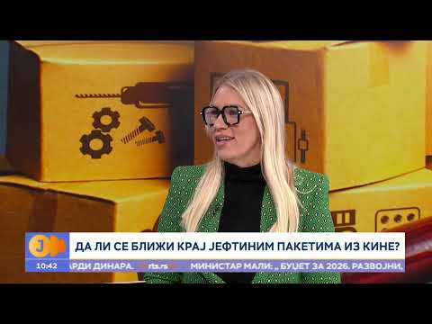 Da li je kraj jeftinim paketima iz Kine I RTS Jutarnji program