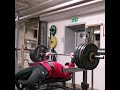 Dead bench press 155kg 11 reps after 20 reps on 130kg