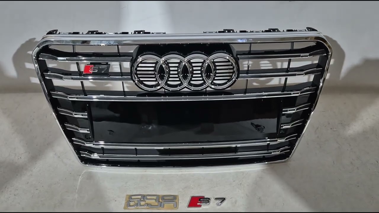 Audi A7 2010–2018 Frontgrill S-Style (2010-2014, sort med krom) Video 1