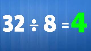 Division Flashcards(Math for Grade 3)