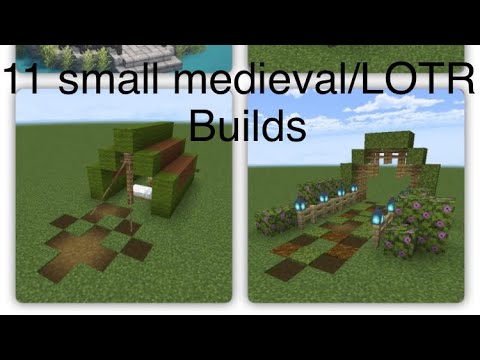 Minecraft - 11 small Medieval/Fantasy builds to add to your worlds