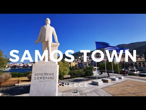 Samos town, Greece ► Video guide, 3 min. | 4K