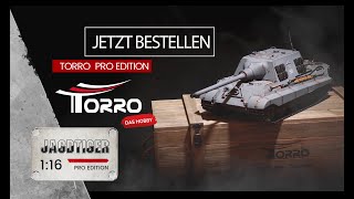 TORRO tank PRO 1/16 RC Jagdtiger vícebarevná kamufláž - infra IR