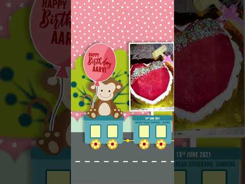 Happy Birthday Aarvi Maurya (19 July) | Monthly B'day Celebration Cakes