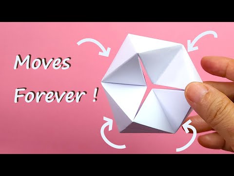 Make an Amazing Moving Paper Flexagon Toy in Minutes | Fun Origami Craft