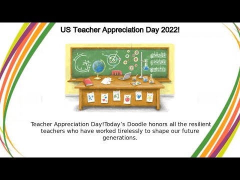 Teacher Appreciation Day | US Teacher Appreciation Day 2022!