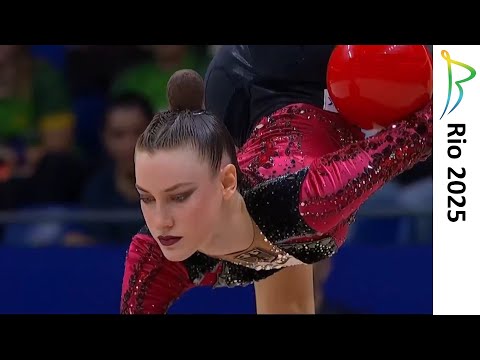 Darja VARFOLOMEEV Ball All Around Final (29.850) 2025 Rio Rhythmic Gymnastics  World Championships