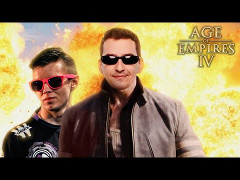 Beasty & MarineLord vs Vortix & Lucifron in 2v2 AOE4...