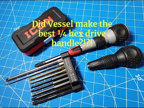 Vessel Ball Grip 1/4 Hex Driver Review