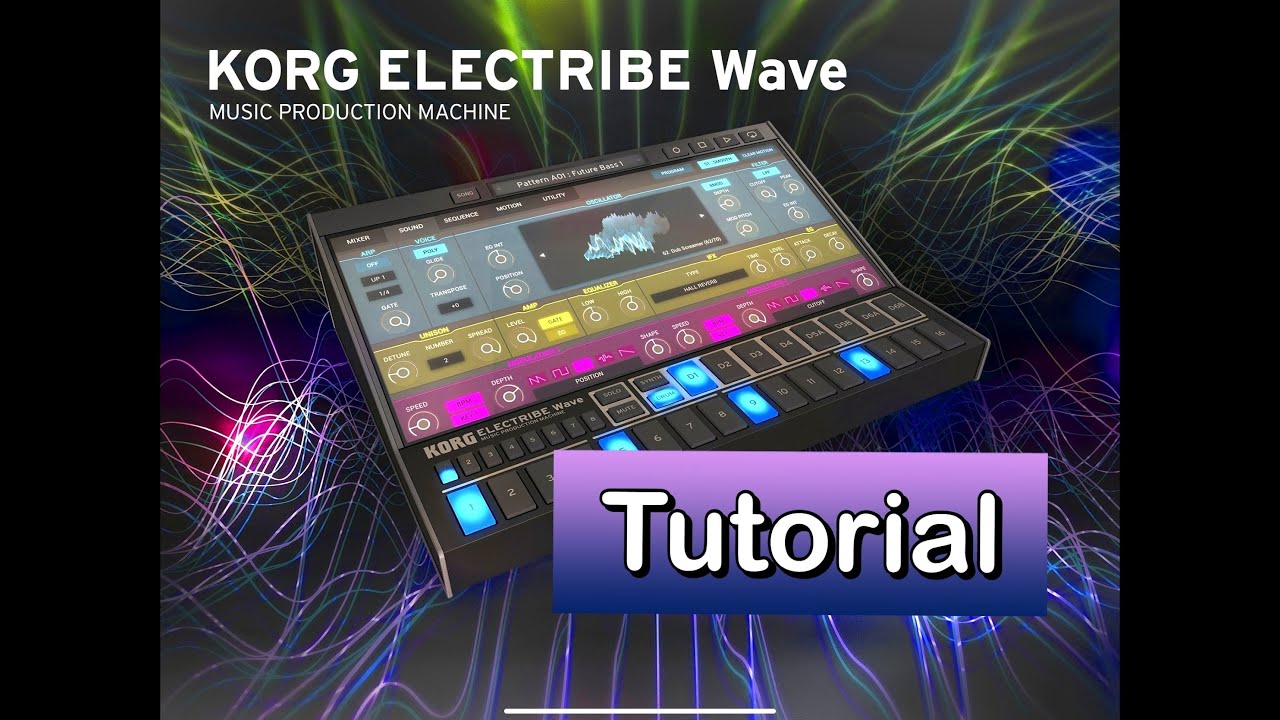 Korg Electribe Wave Groovebox - Walkthrough & Programming Tutorial for the iPad