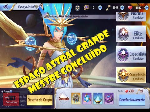 Espaço Astral Grande Mestre Finalizado - Saint Seiya Awakening